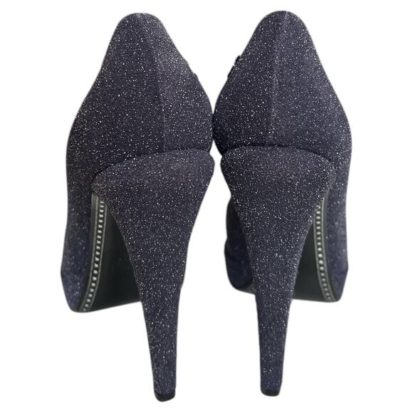 CHANEL Purple/Green Interlocking CC Logo Pumps, US8.5/IT38.5 SRP: $1495 - Picture 7 of 16